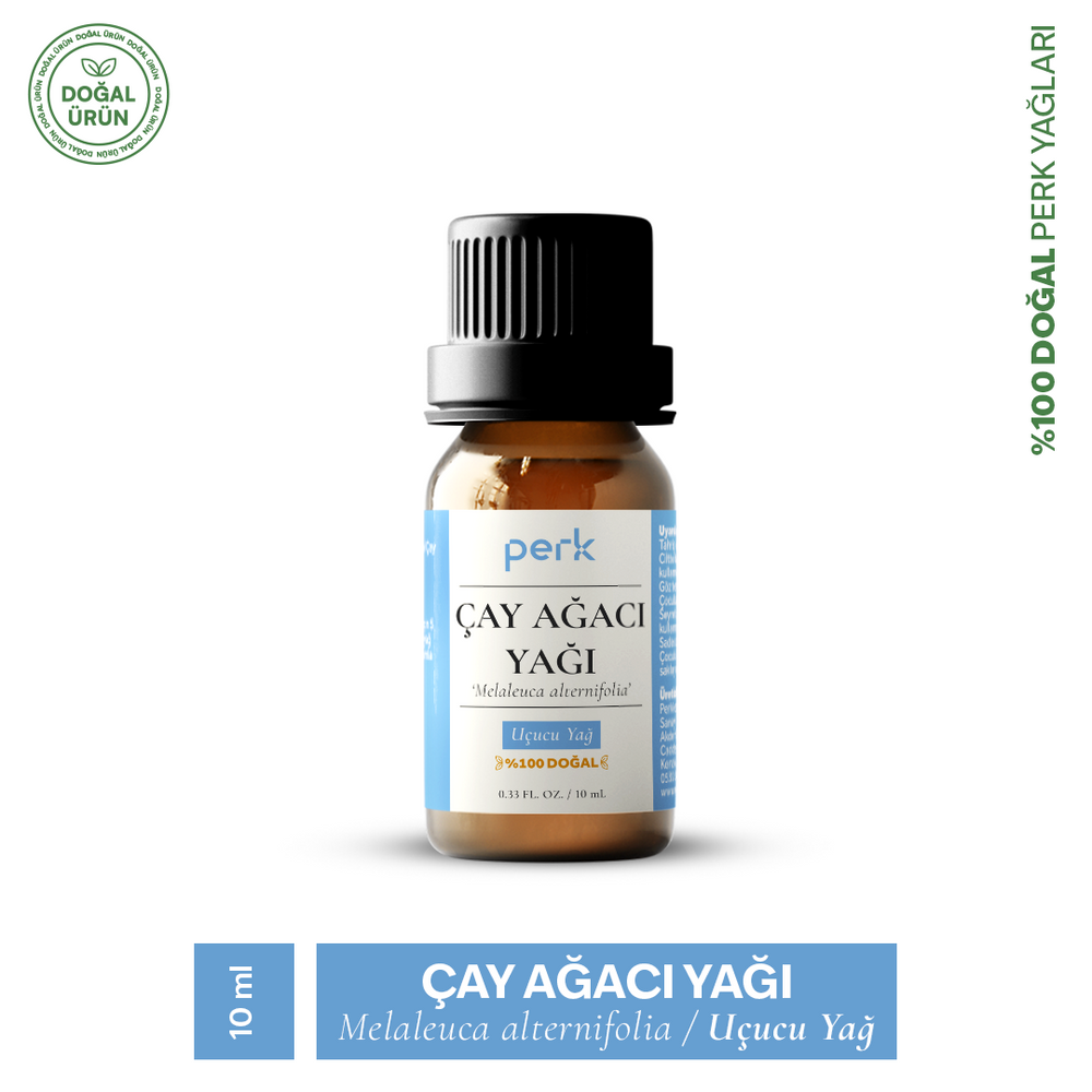 %100 Doğal Çay Ağacı Uçucu Yağı 10 ml