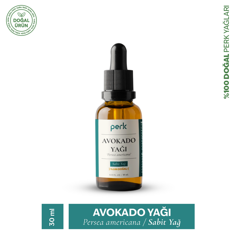 %100 Doğal Avokado Sabit Yağı 30 ml